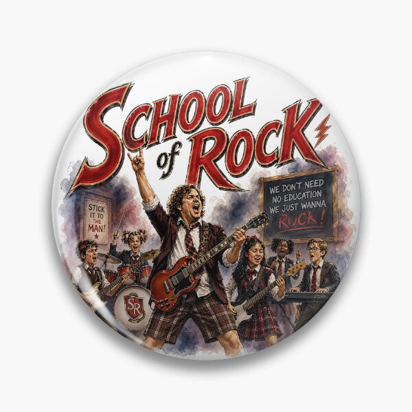 Item preview, School of Rock the Musical  designed and sold by Lyric Vault - Rock on.
