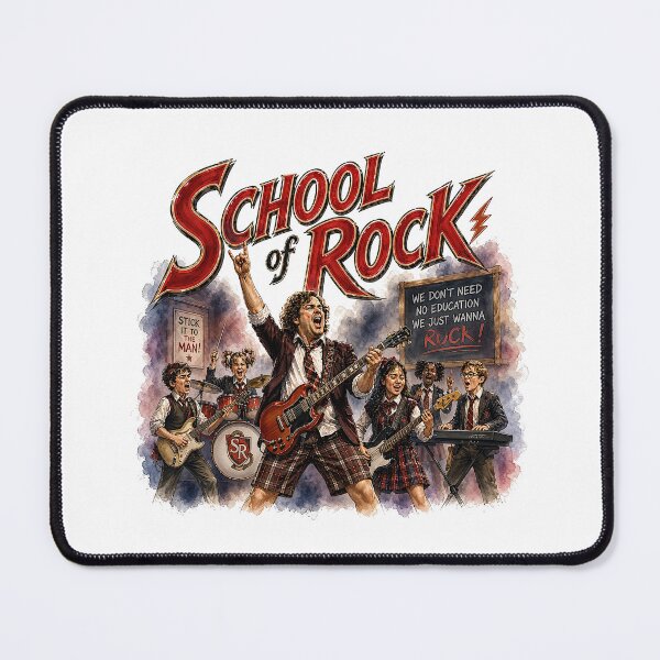 Item preview, School of Rock the Musical designed and sold by Lyric Vault - Rock on.