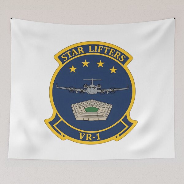 Item preview, US Navy Fleet Logistics Support Squadron VR-1 Star Lifters Emblem designed and sold by CharlieDesings.