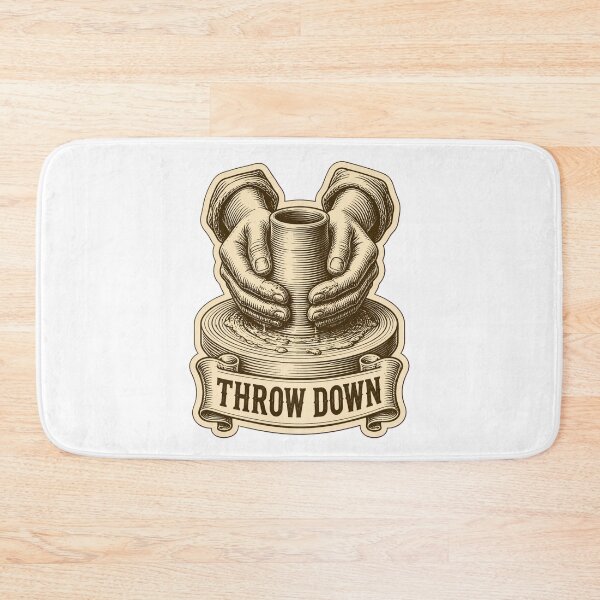 Item preview, Throw Down Funny Pottery Class | Ceramicist Potter Gift Pottery Humor designed and sold by StickyGuys.