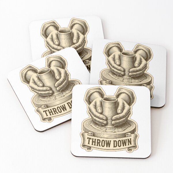 Item preview, Throw Down Funny Pottery Class | Ceramicist Potter Gift Pottery Humor designed and sold by StickyGuys.