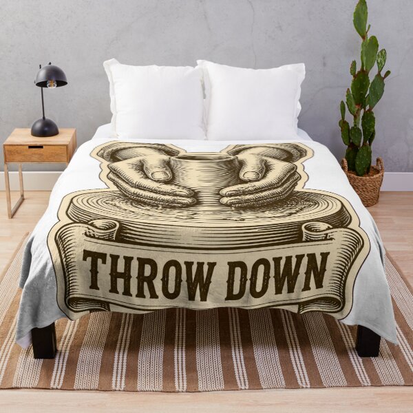 Item preview, Throw Down Funny Pottery Class | Ceramicist Potter Gift Pottery Humor designed and sold by StickyGuys.