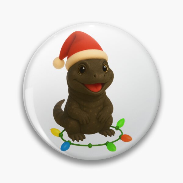 Item preview, Christmas Asian Water Monitor designed and sold by Sillytoe.