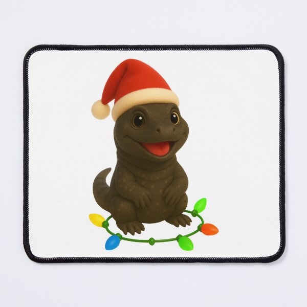 Item preview, Christmas Asian Water Monitor designed and sold by Sillytoe.