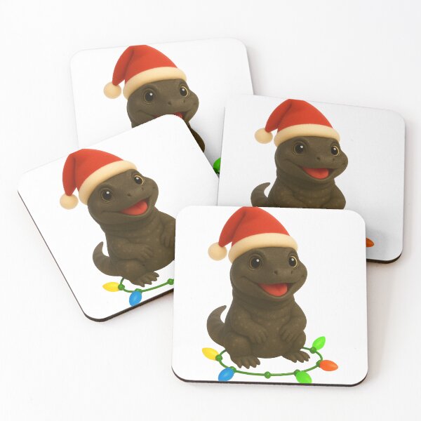 Item preview, Christmas Asian Water Monitor designed and sold by Sillytoe.