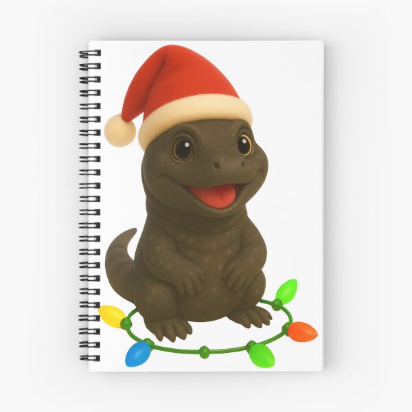 Item preview, Christmas Asian Water Monitor designed and sold by Sillytoe.
