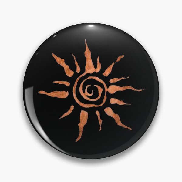 Item preview, Psychedelic Spiral Sun Retro Celestial Boho Vintage Graphic T-Shirt designed and sold by Banyvim.
