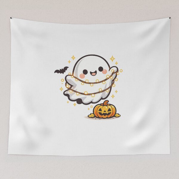 Item preview, Cute Ghost With Lights. designed and sold by T shirts Collective.