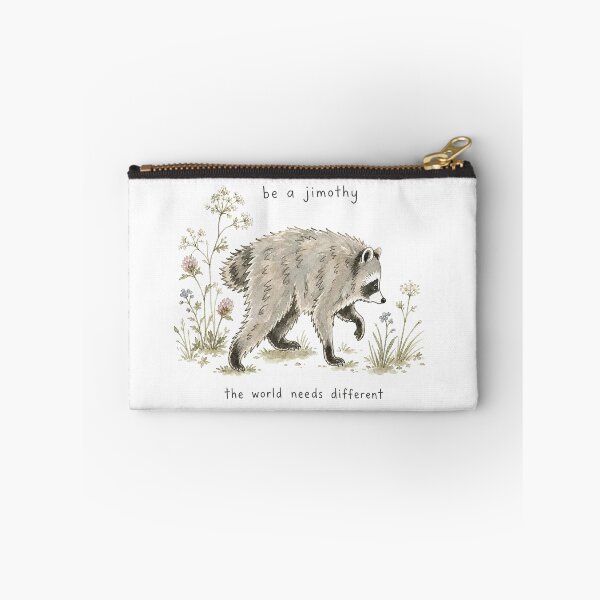 Item preview, Be a Jimothy The World Needs Different Cute Raccoon Art designed and sold by anabellstar design co.