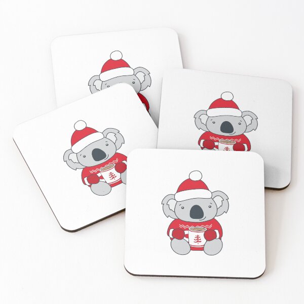 Item preview, Christmas Koala Bear in Red designed and sold by IrynaAlex.