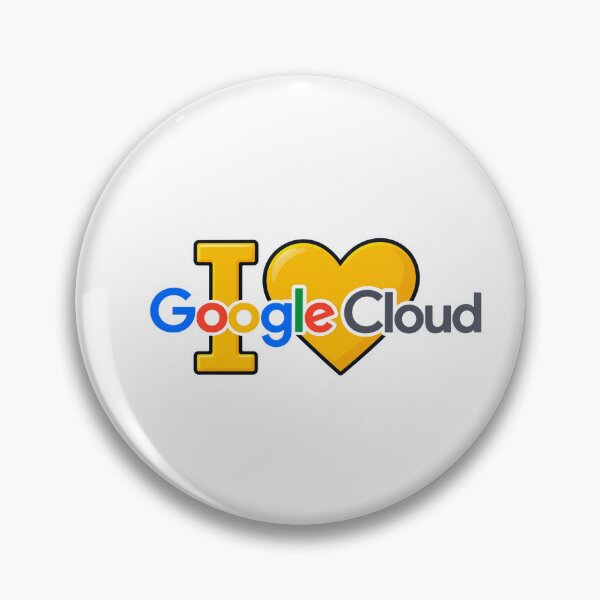Item preview, I Love Google Cloud | Cloud Computing Tech Design | Google Cloud Lover Gift designed and sold by I am Certified Designs.