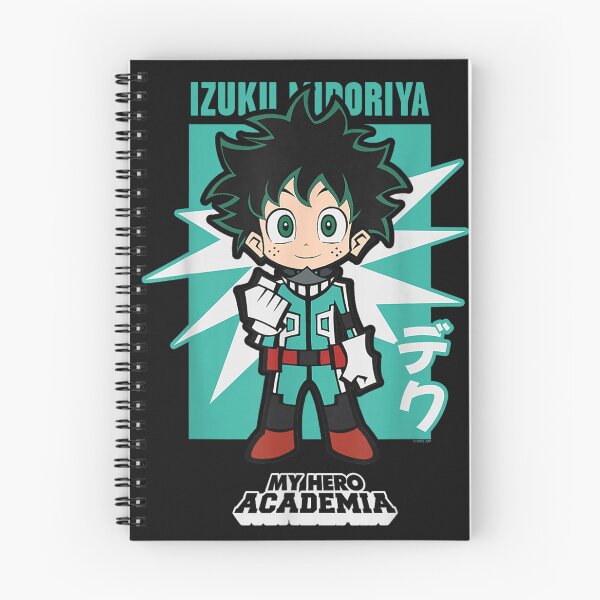 Item preview, MHA Chibi Deku Kanji and Starburst Anime T-Shirt designed and sold by NicholasSpencer.