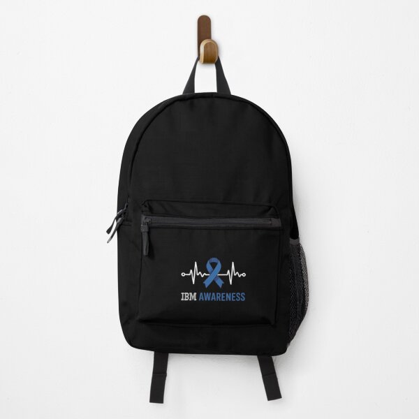 Item preview, Inclusion Body Myositis IBM Awareness Heartbeat Blue Ribbon designed and sold by apamictryArt.