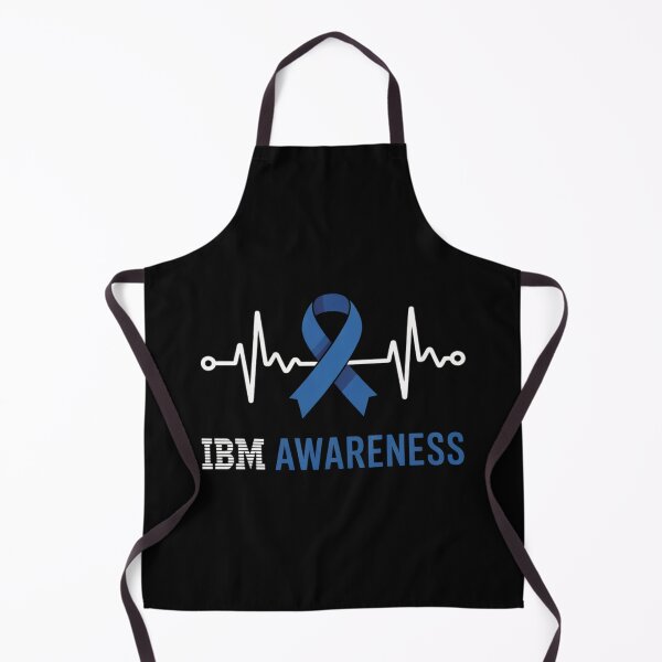 Item preview, Inclusion Body Myositis IBM Awareness Heartbeat Blue Ribbon designed and sold by apamictryArt.