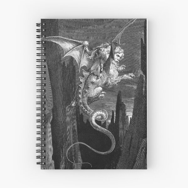 Item preview, The Flight of Geryon from Dante Alighieri's Divine Comedy, Inferno, by Gustave Doré designed and sold by The Gaping Maw.