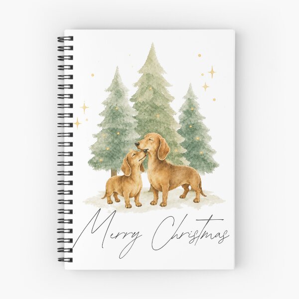 Item preview, Cute Merry Christmas Dachshund Watercolor designed and sold by ZoesPlace.