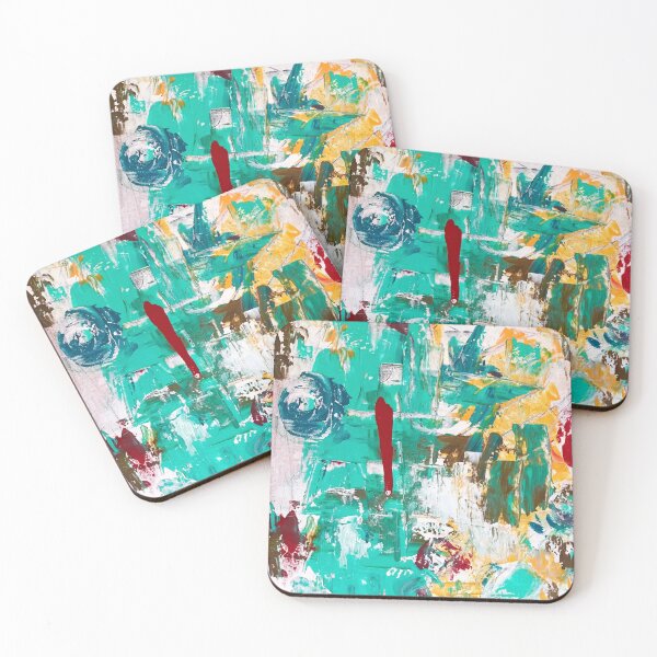 Item preview, Aqua Bella, Acrylic Painting by Noora Elkoussy designed and sold by Noora Elkoussy.