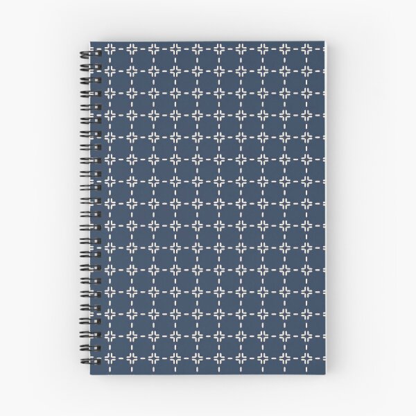 Item preview, Sashiko Komezashi Rice Stitch Seamless Pattern | Japanese Indigo Sashiko Embroidery designed and sold by StickyGuys.