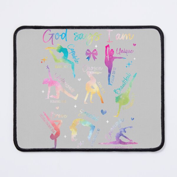 Item preview, God Says I Am Gymnastic Christian Girls Teens Kids Cartwheel designed and sold by mjohnson9.