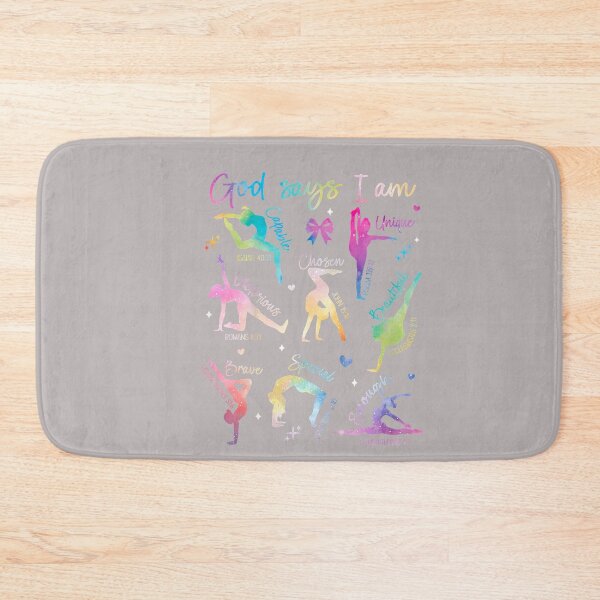 Item preview, God Says I Am Gymnastic Christian Girls Teens Kids Cartwheel designed and sold by mjohnson9.
