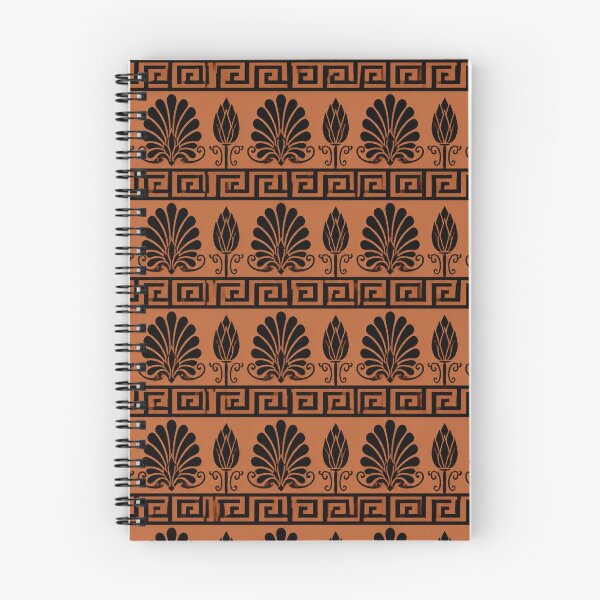 Item preview, Greek Meander and Palmette Seamless Pattern | Ancient Greek Black Figure Pottery designed and sold by StickyGuys.