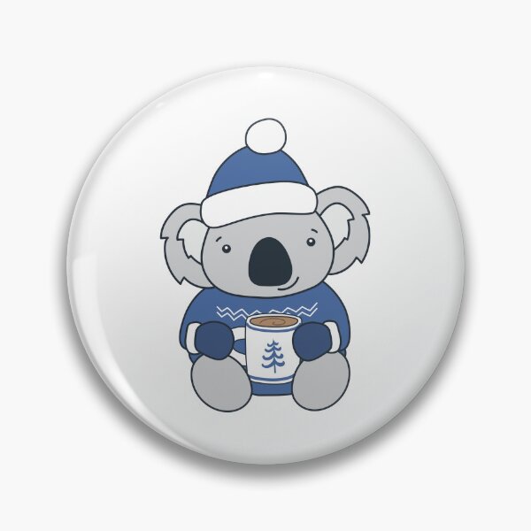 Item preview, Christmas Koala Bear in Blue designed and sold by IrynaAlex.