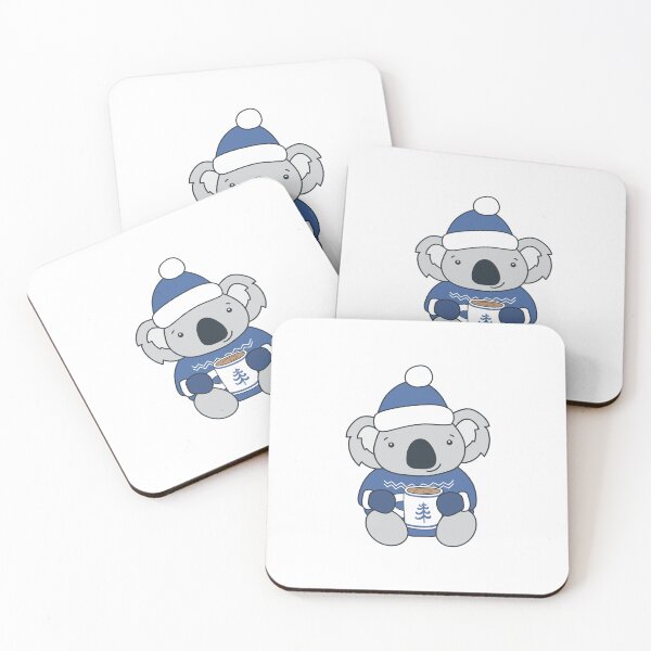 Item preview, Christmas Koala Bear in Blue designed and sold by IrynaAlex.