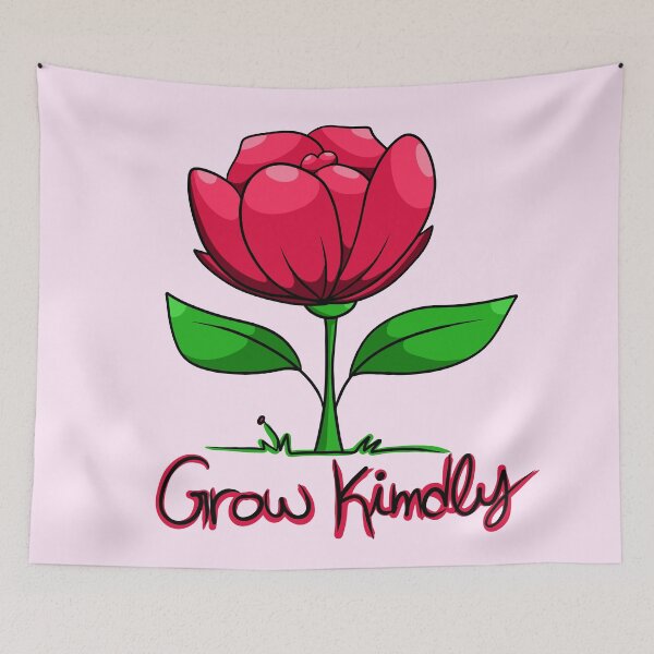 Item preview, Grow Kindly Flower designed and sold by Phyllya Design.