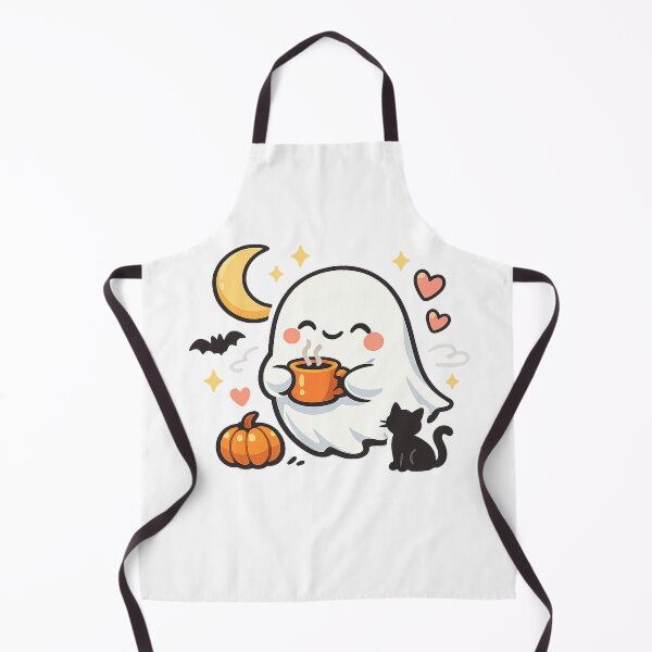 Item preview, Cute Ghost With Coffee. designed and sold by T shirts Collective.