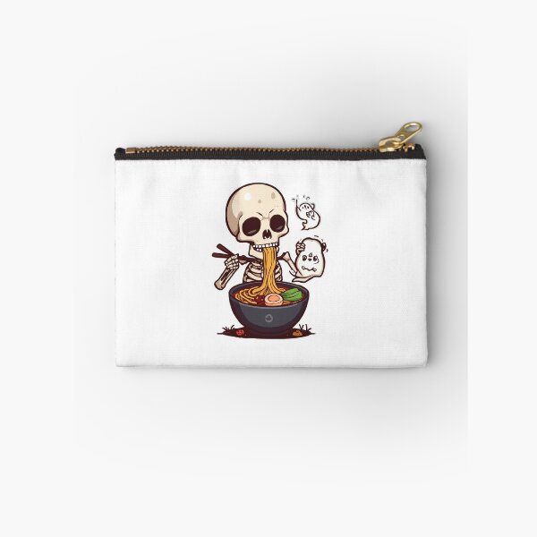 Item preview, Cute Skeleton Eating Ramen Noodles designed and sold by redblink store.