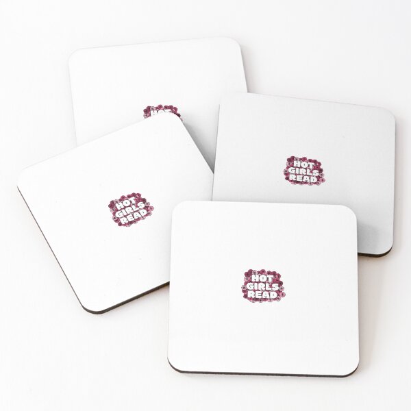 Item preview, Hot Girls Read - Pink designed and sold by Purpose&ThreadCo.