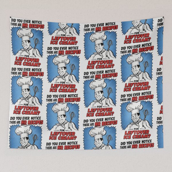 Item preview, Funny No Recipes for Leftover Ice Cream Shirt designed and sold by Mad Axle Studios.