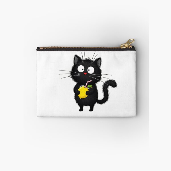 Item preview, Black kitty with lemon designed and sold by Kitty-and-Cat.