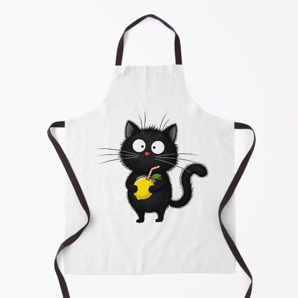 Item preview, Black kitty with lemon designed and sold by Kitty-and-Cat.