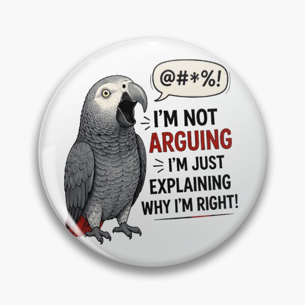 Item preview, African Grey Funny designed and sold by francous03.