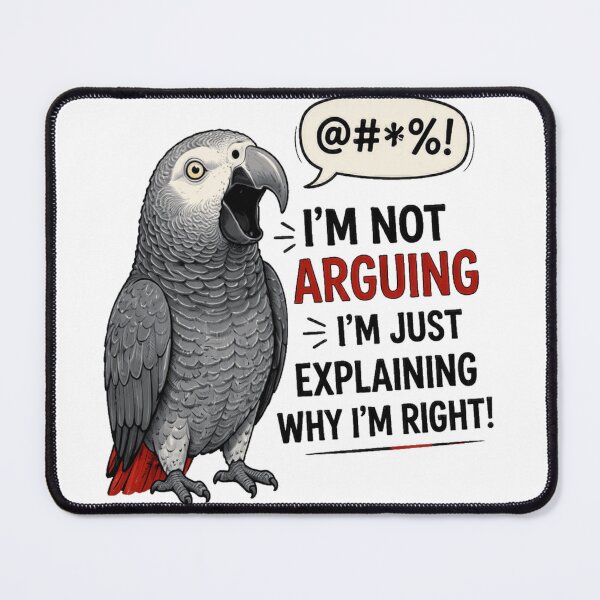 Item preview, African Grey Funny designed and sold by francous03.