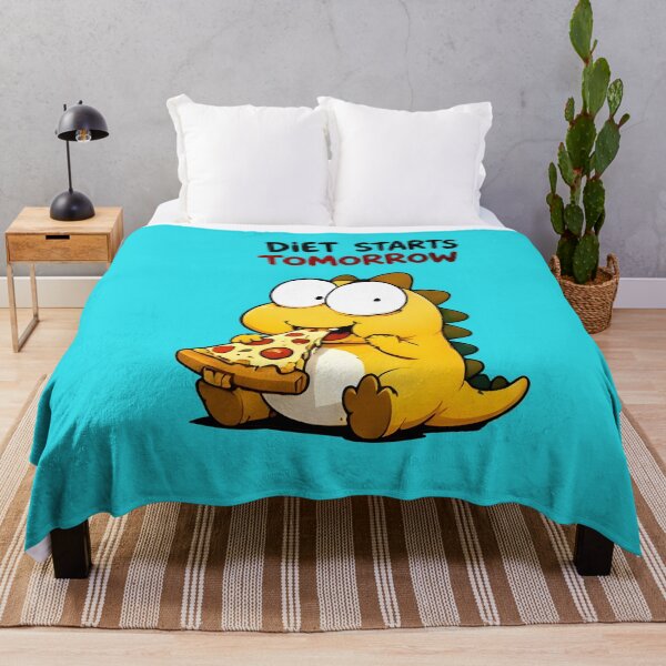 Item preview, Funny Dinosaur Diet Starts Tomorrow designed and sold by PreeCha Art & Co..
