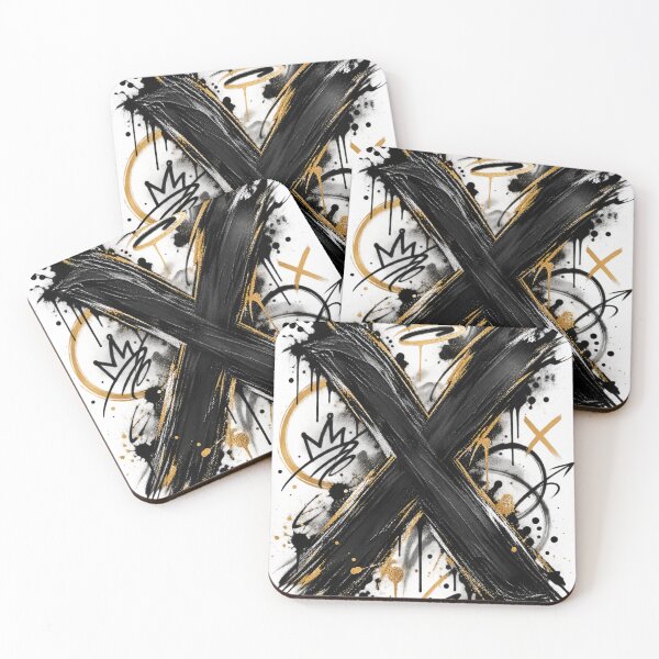 Item preview, Black X Brushstroke | Urban Graffiti Street Art designed and sold by Zosera.
