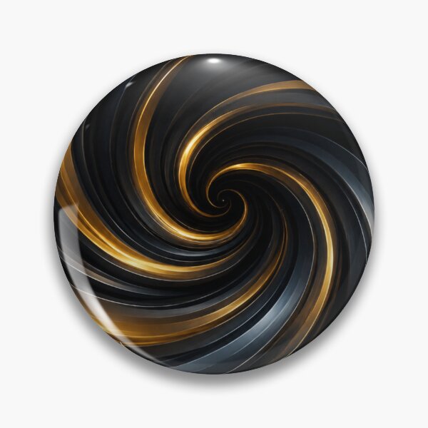 Item preview, Luxury Gold Black Spiral Swirl Pawarmogiyaji designed and sold by Pawar1999.
