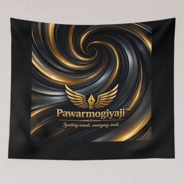 Item preview, Luxury Gold Black Spiral Swirl Pawarmogiyaji designed and sold by Pawar1999.