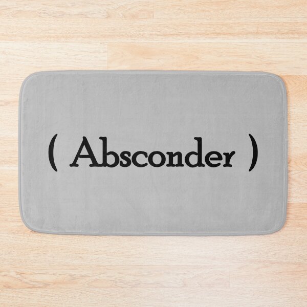 Item preview, Iconic Label - "Absconder" Black Lettering designed and sold by cousinbessie.