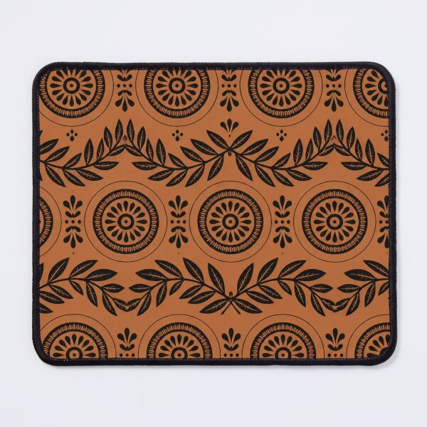 Item preview, Greek Laurel and Rosette Seamless Pattern | Ancient Greek Black Figure Pottery designed and sold by StickyGuys.