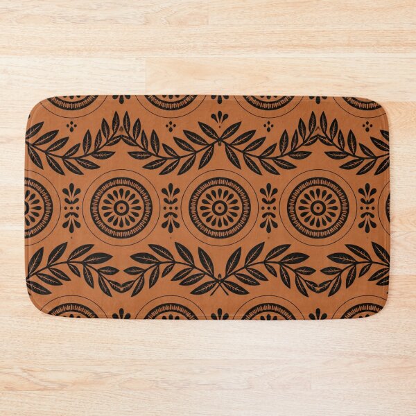 Item preview, Greek Laurel and Rosette Seamless Pattern | Ancient Greek Black Figure Pottery designed and sold by StickyGuys.