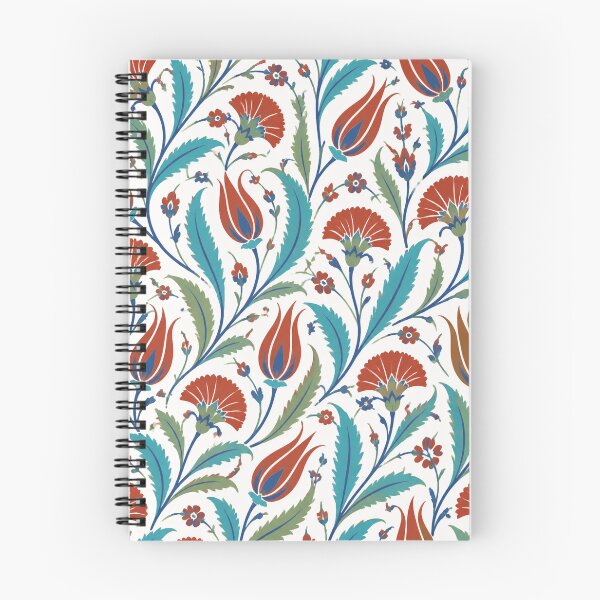 Item preview, Iznik Tulips and Carnations Seamless Pattern | Ottoman Iznik Ceramic Tile designed and sold by StickyGuys.