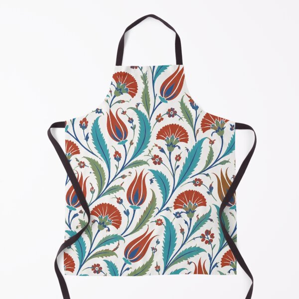 Item preview, Iznik Tulips and Carnations Seamless Pattern | Ottoman Iznik Ceramic Tile designed and sold by StickyGuys.