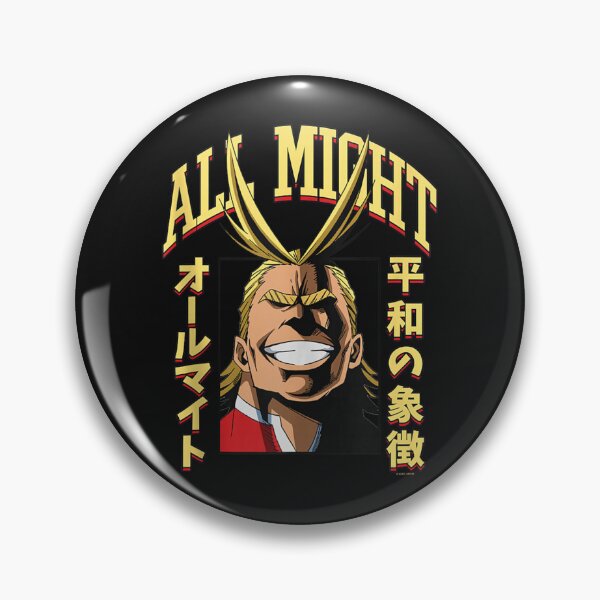 Item preview, MHA All Might Portrait and Name Anime Tank Top designed and sold by NicholasSpencer.