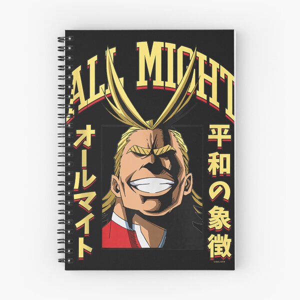 Item preview, MHA All Might Portrait and Name Anime Tank Top designed and sold by NicholasSpencer.