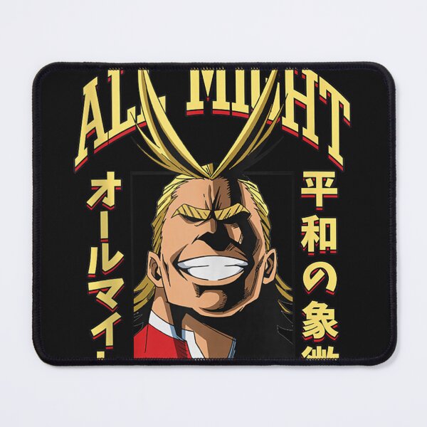 Item preview, MHA All Might Portrait and Name Anime Tank Top designed and sold by NicholasSpencer.