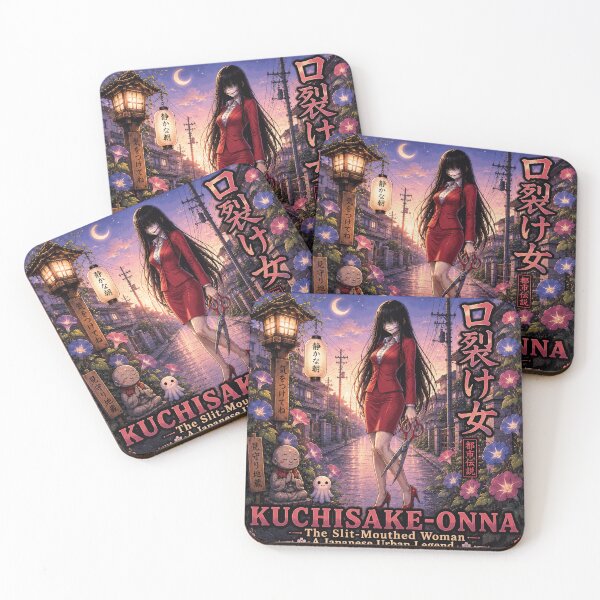 Item preview, Kuchisake-Onna - The Slit-Mouthed Woman  Japanese Urban Legend Horror designed and sold by Handcan.