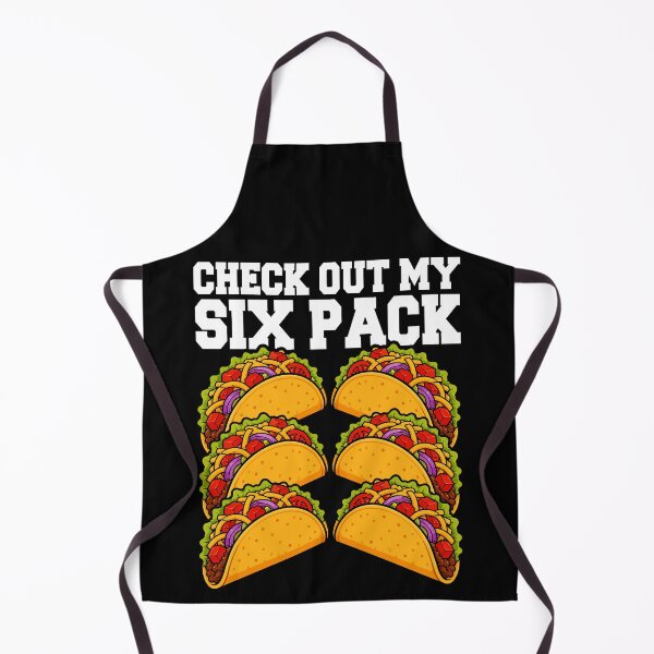 Item preview, Funny Taco Six Pack designed and sold by Onoglenn.